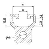 medidas perfil tslot 4040