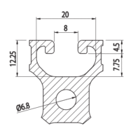 medidas perfil tslot 4040 medidas perfil tslot 4040