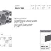 perfil tslot 3060 caracteristicas