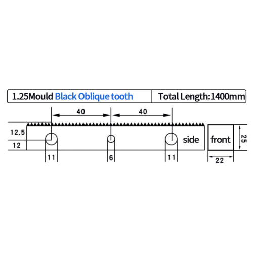 Cremallera helicoidal1 Cremallera helicoidal1