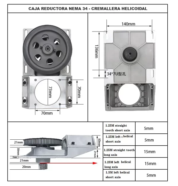 Caja reductora