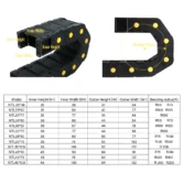 oruga portacables medidas