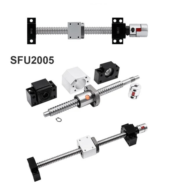 KIT Tornillo de bolas SFU2005 1000MM