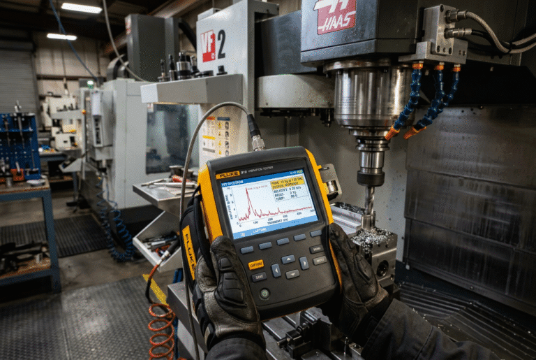 Mantenimiento predictivo CNC: sensores y vibración