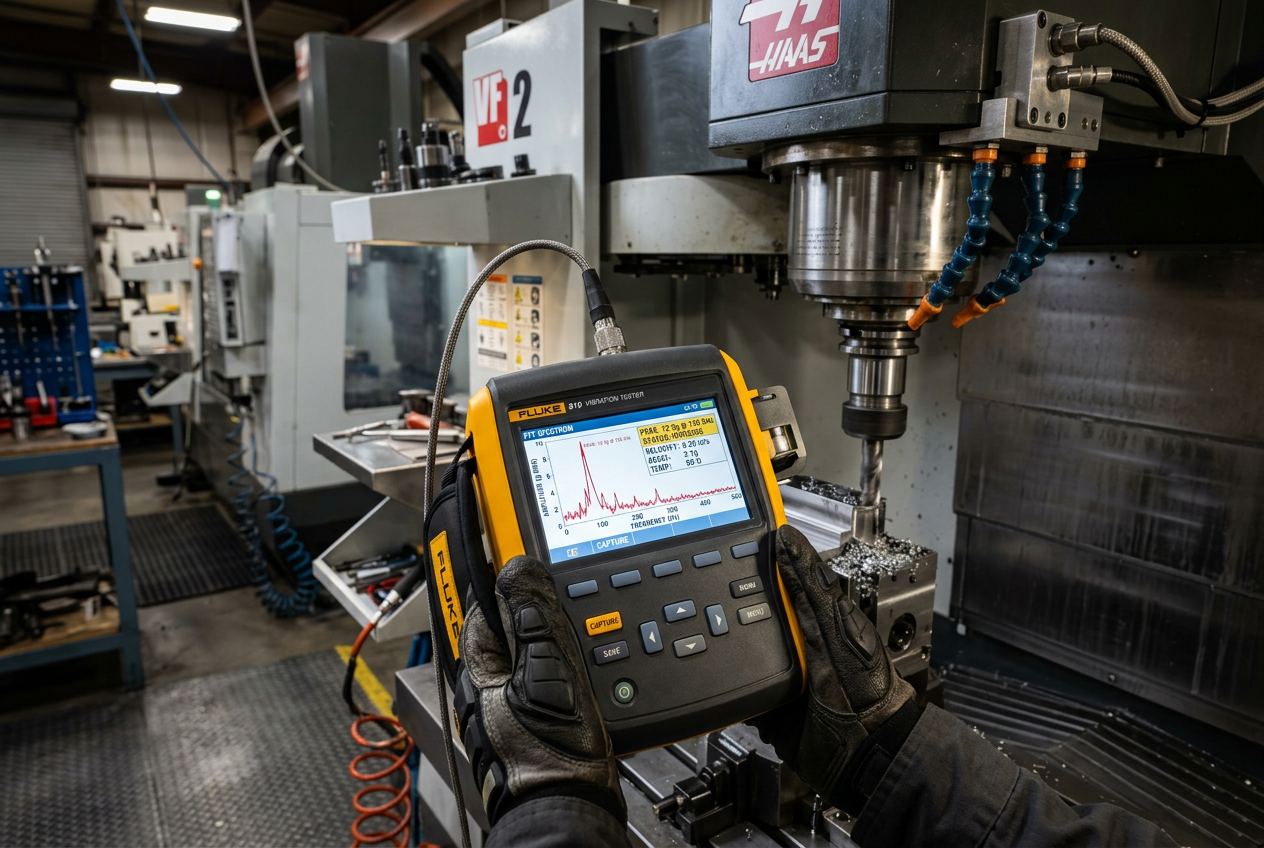Mantenimiento predictivo CNC: sensores y vibración 2 Mantenimiento predictivo CNC: sensores y vibración