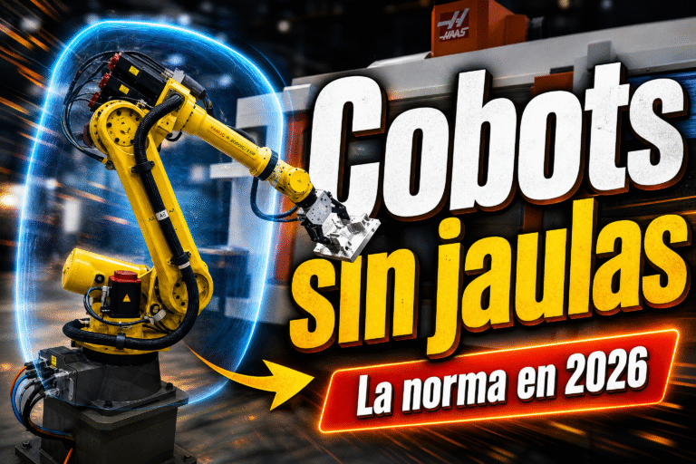 Cobots sin jaulas: qué dice la norma de seguridad 2026 2 cobot sin jaula