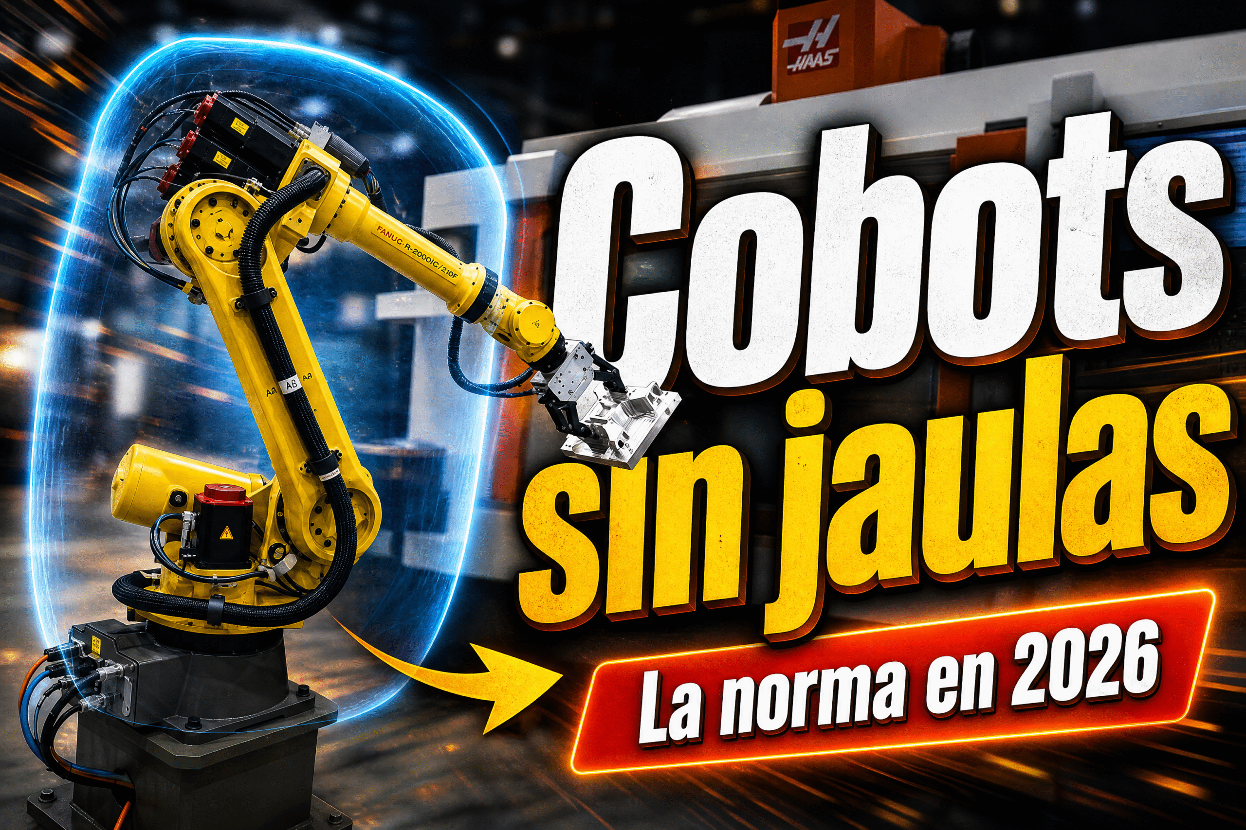 Cobots sin jaulas: qué dice la norma de seguridad 2026 1 cobot sin jaula