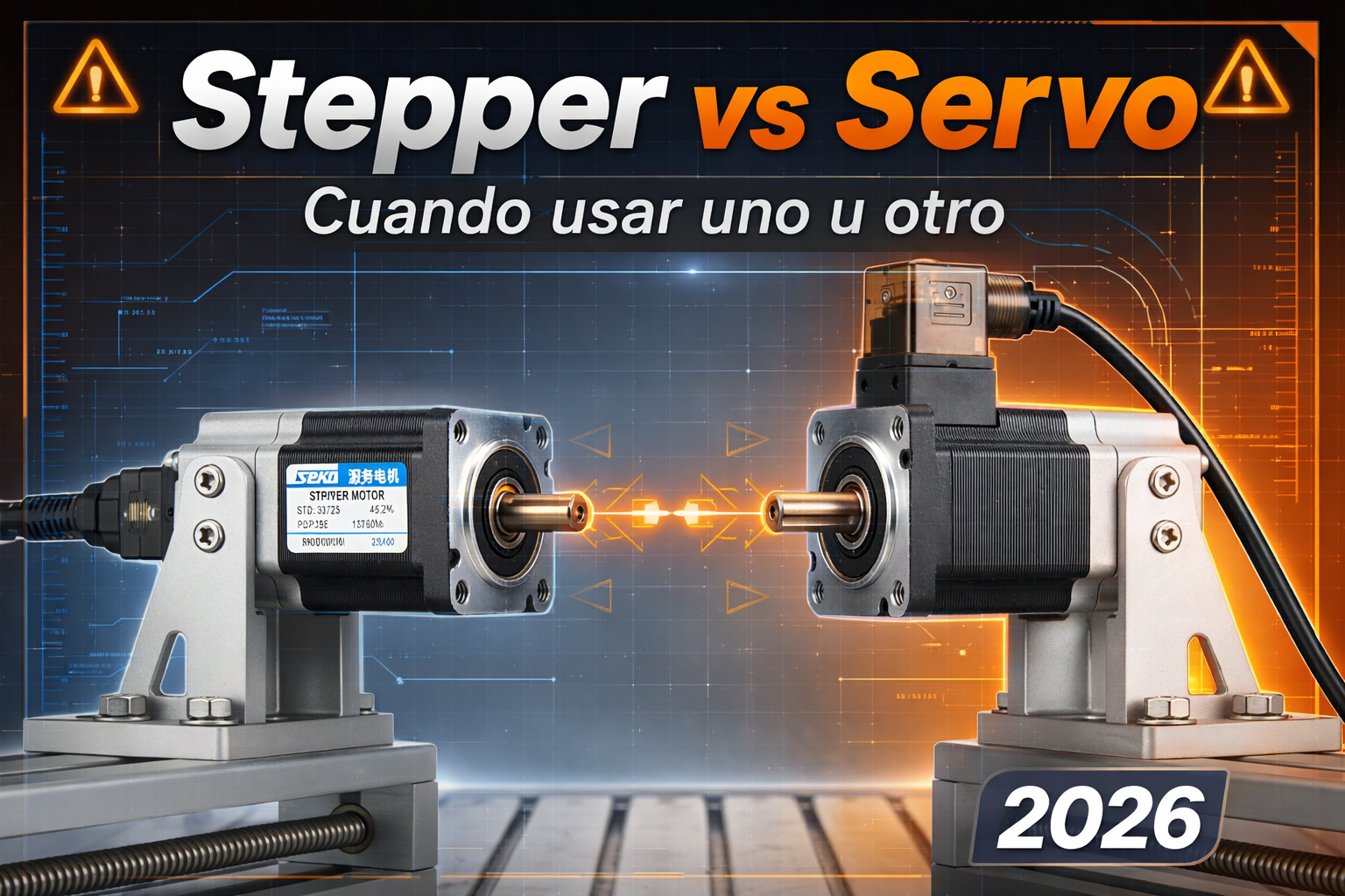 Servo vs Stepper: cuándo usar cada uno en tu proyecto CNC 1 stepper vs servo